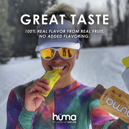 Gel Energético Huma Chia Energy Gel 24 Unidades Sabor Natural Nutrición Deportiva