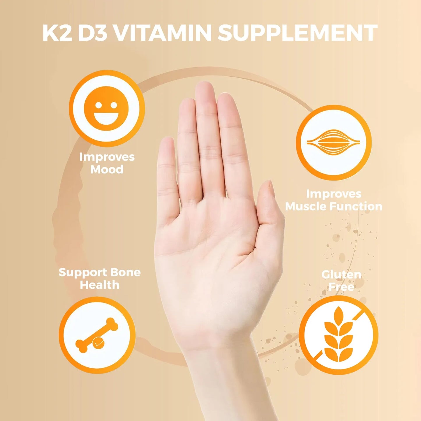 Vitamina D3 K2 Gel Topico Maxima Potencia 15000 Ui Por Bomba Salud Huesos E Inmunidad