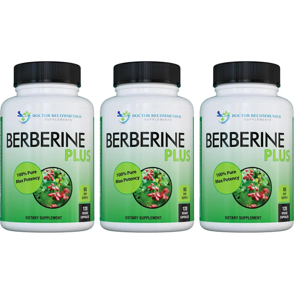 Berberina Plus 1200mg Capsulas Vegetales Suplemento Natural Eficaz