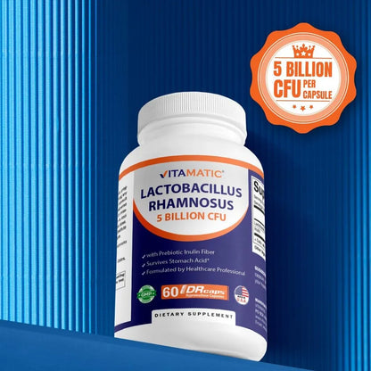 Capsulas Lactobacillus Rhamnosus 5 Mil Millones Apoyo Digestivo E Inmunologico 60 Unidades