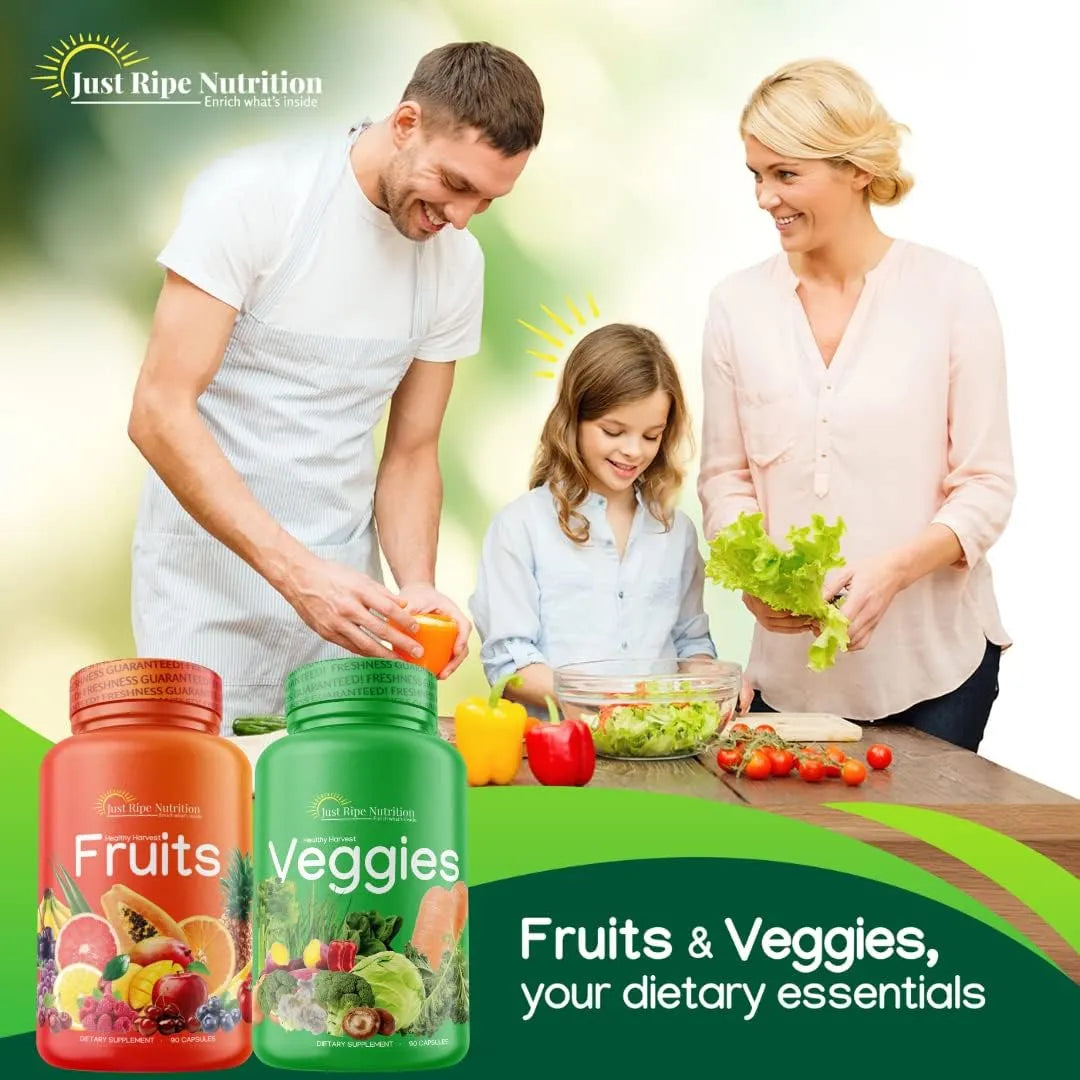 Superalimento Natural En Capsulas De Frutas Y Verduras 180 Unidades