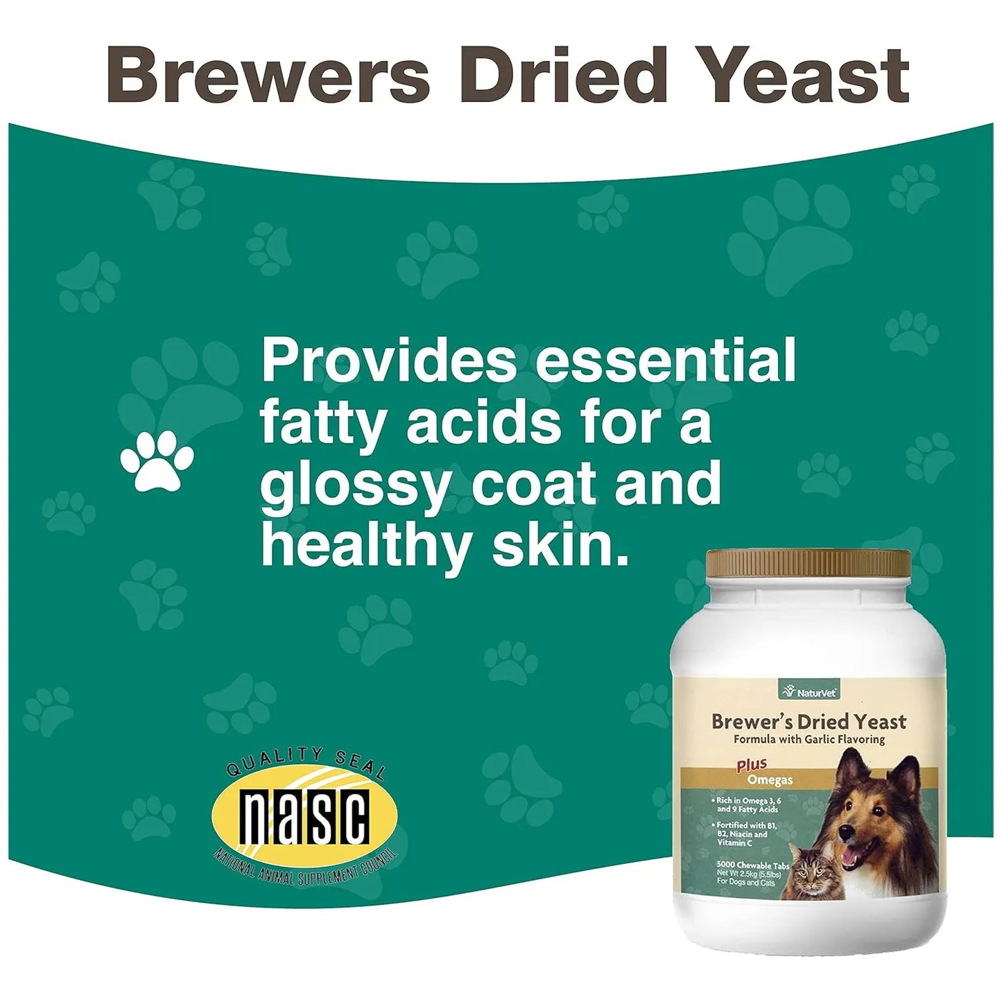 Levadura Seca Con Ajo Para Mascotas Vitaminas B Omega 3 6 9 Piel Y Pelaje Saludable