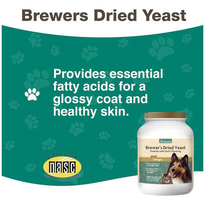 Levadura Seca Con Ajo Para Mascotas Vitaminas B Omega 3 6 9 Piel Y Pelaje Saludable