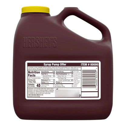 Jarabe De Chocolate Hersheys Para Hornear Genuino 7.5 Lb