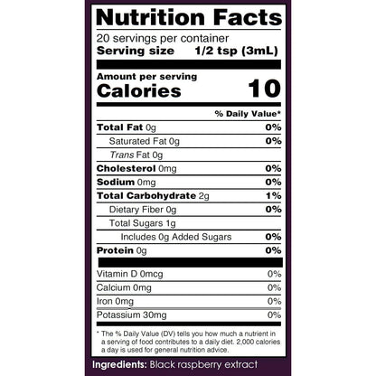 Extracto De Frambuesa Negra Oregon 100 Autentico BerriHealth 100 Ml Vegano Sin Gluten