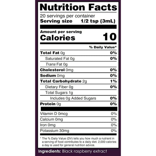 Extracto De Frambuesa Negra Oregon 100 Autentico BerriHealth 100 Ml Vegano Sin Gluten
