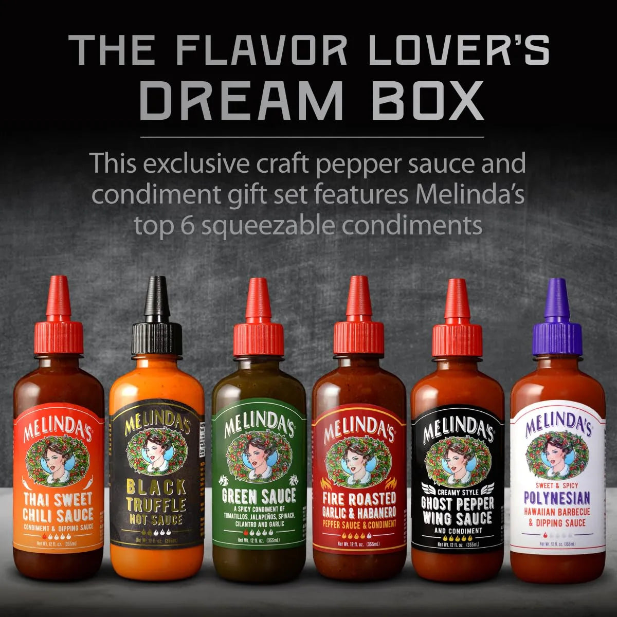 Juego De Regalo Melindas Coleccion A Taste Of Melindas 6 Salsas Picantes Artesanales