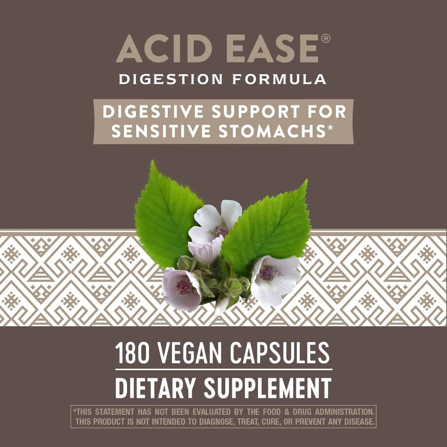 Natures Way Acid Ease Suplemento Digestivo 180 Capsulas Veganas Estomago Sensible
