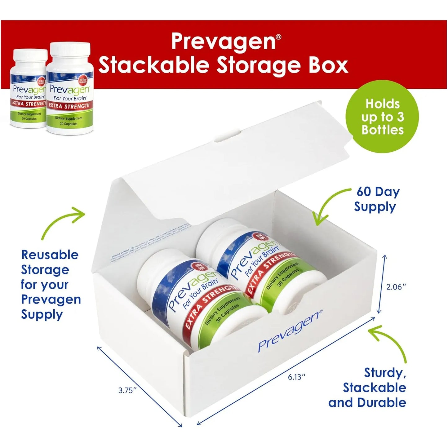 Prevagen Extra Strength 20 Mg 30 Capsulas Pack Doble Con Apoequorina Y Vitamina D