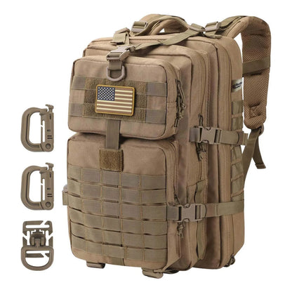Mochila Táctica Militar Hannibal Tactical 36L Resistente Al Agua Con Sistema Molle