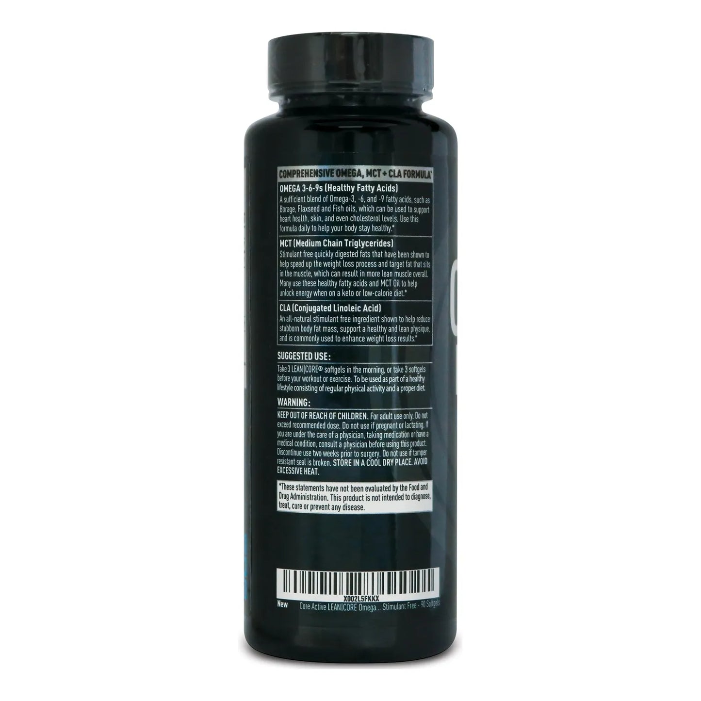 Lean CORE Omega MCT + CLA Suplemento Para Músculo Magro Y Salud