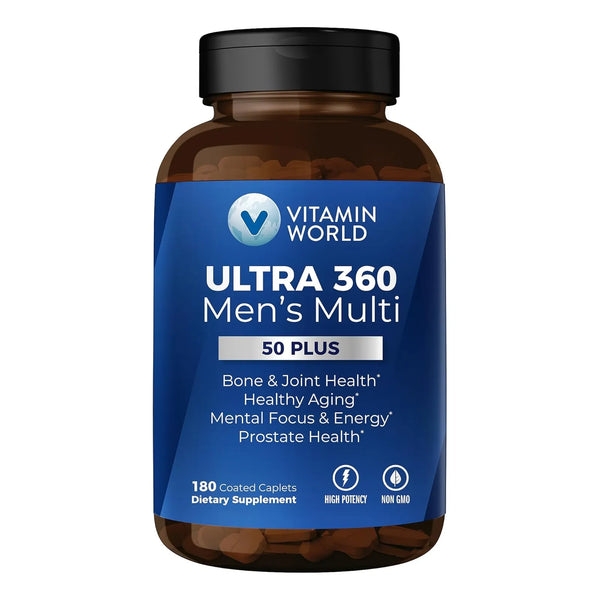 Multivitaminico Ultra 360 Hombres 50 Plus Con Vitaminas A C D E Zinc Selenio