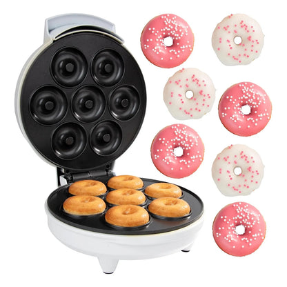 Mini Donut Maker Eléctrica Haz 7 Donas En Minutos Antiadherente Y Fácil Limpieza