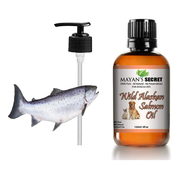 Aceite De Salmon Salvaje De Alaska Para Perros Y Gatos Suplemento Omega 3 Para Articulaciones Y Piel