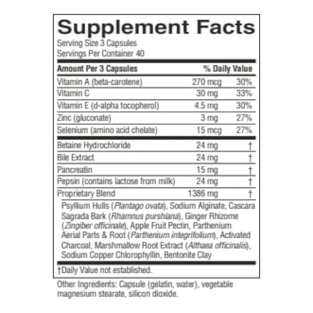 Natures Sunshine Desintoxicación Intestinal 120 Cápsulas Limpieza Colon Regular