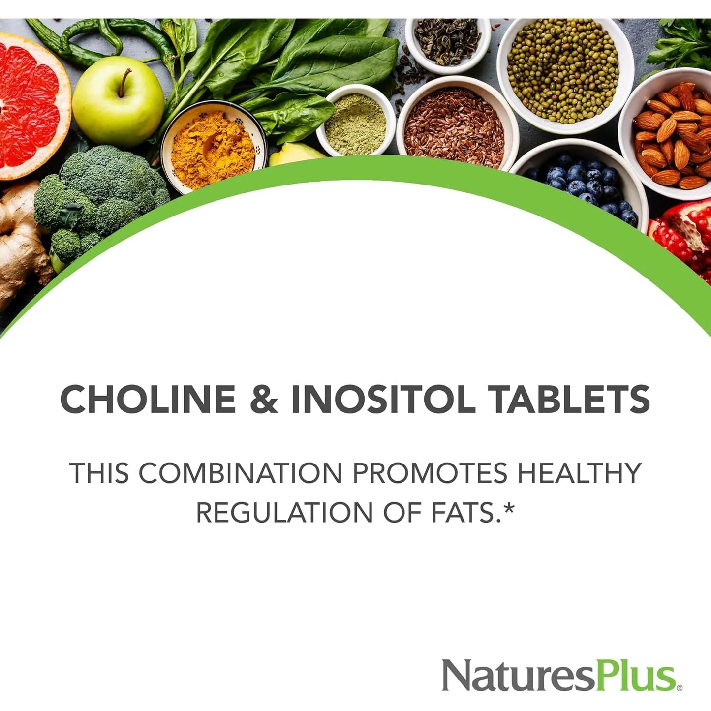 Colina E Inositol 500 Mg 60 Tabletas Apoyo Sistema Nervioso Y Hepático