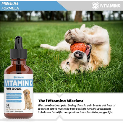 Vitamina D Para Perros Huesos Fuertes Y Saludables Importado De Eeuu