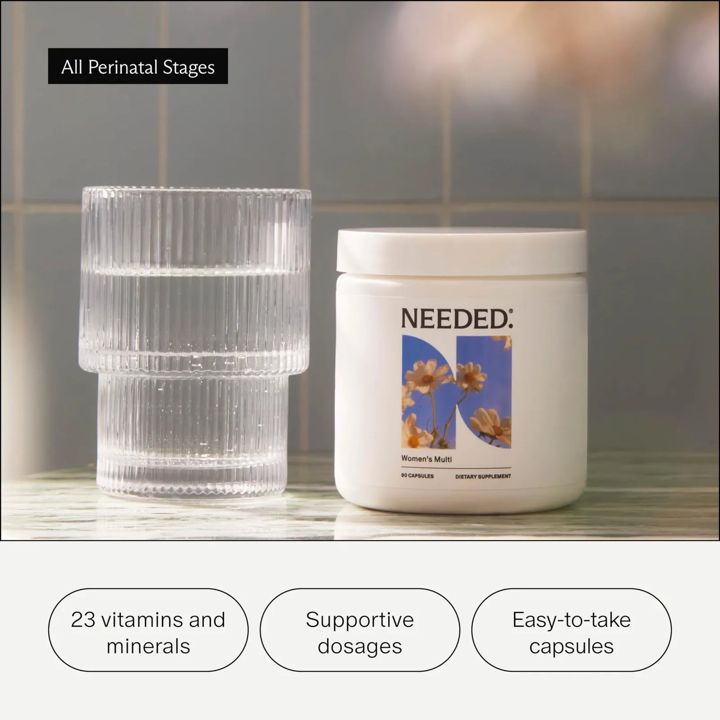Multivitamínico Diario Para Mujer 23 Vitaminas Minerales Antioxidantes Energía Y Belleza