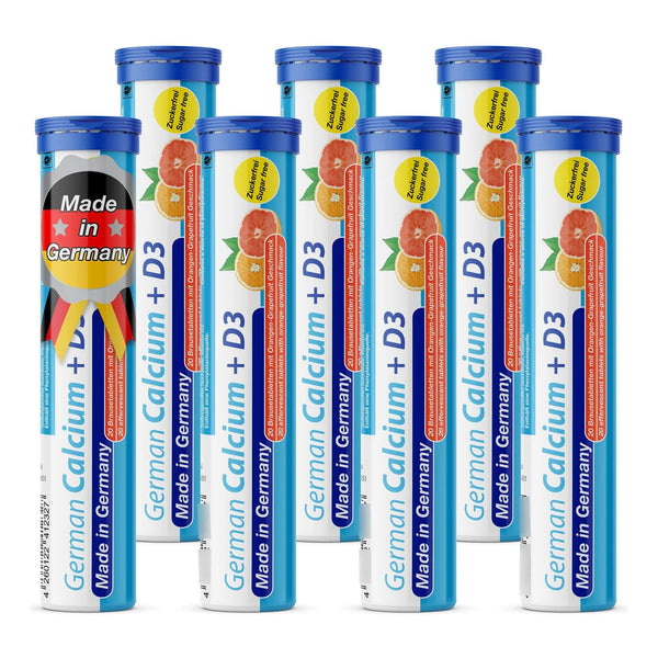 Bebida Efervescente De Calcio Y Vitamina D Sabor Naranja Y Pomelo TD Pharma