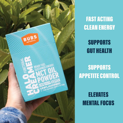 Aceite MCT En Polvo Bubs Naturals Energia Vegana Keto Sin Lacteos