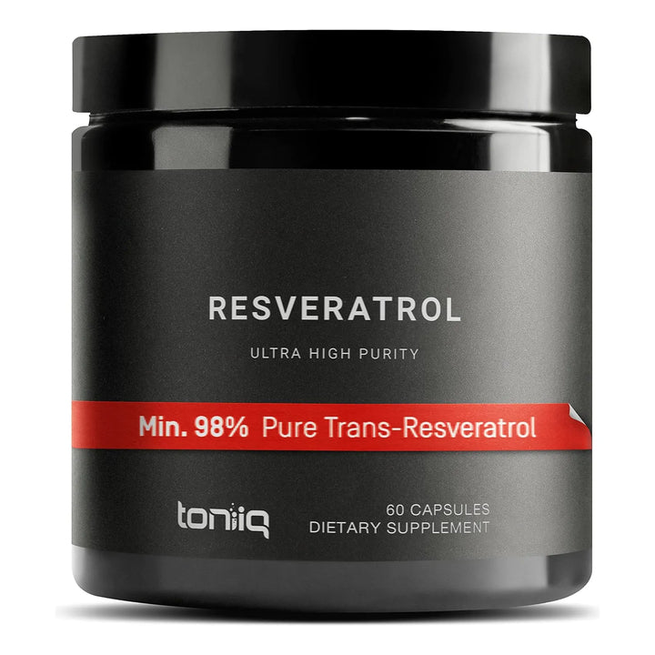 Cápsulas De Resveratrol Toniiq 98% Pureza Antioxidante - Imagen 1