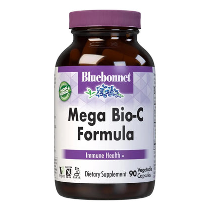 Capsulas Vegetales Vitamina C Tamponada Alta Potencia 750 Mg Con Bioflavonoides Vegano