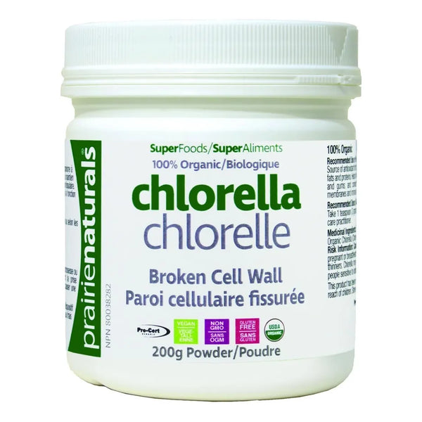 Chlorella Orgánica Pared Celular Rota 200g Desintoxicante Y Energizante Natural