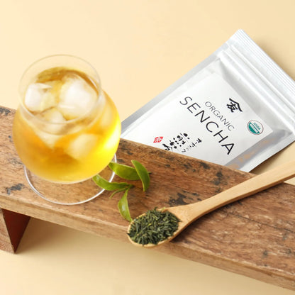 Té Verde Japonés Sencha Orgánico Hoja Suelta Certificado Uji Kyoto 3.5 Onzas