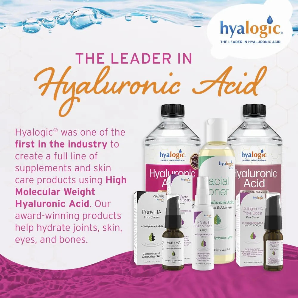 Suplemento Líquido Ácido Hialurónico Cabello Piel Uñas 5000 Mcg Biotina 50 Mg Msm