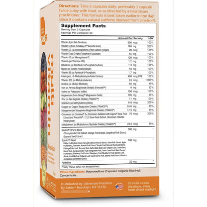 Multivitaminico Diario Con Apoyo Control Peso Hombres Mujeres 60 Capsulas