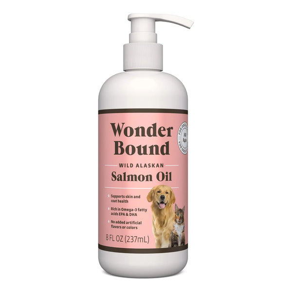 Aceite De Salmon Wild Alaskan Para Perros Y Gatos 8 Onzas Piel Y Pelaje Saludable