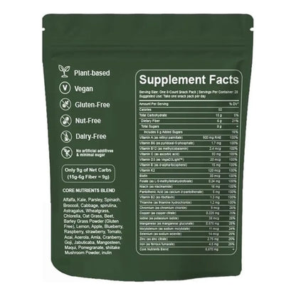 Gomitas Diarias De Clorella Espirulina Salud Digestiva Energia Natural 224 Gomitas