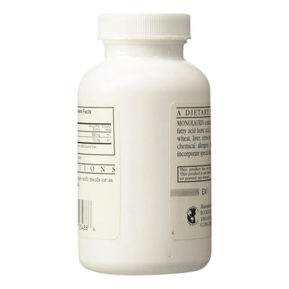 Monolaurina 600mg 90 Capsulas Suplemento Digestivo E Inmunologico