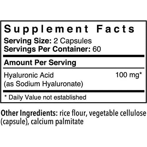 Acido Hialuronico 100mg Piel Hidratada Y Articulaciones 120 Capsulas