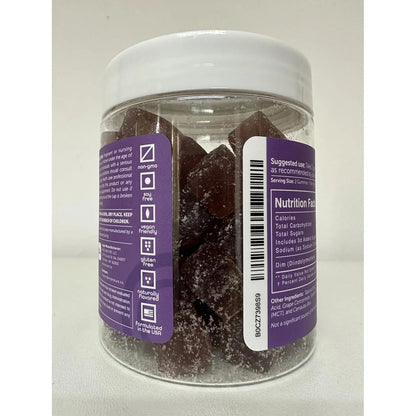 Gomitas DIM 100 Mg Sabor Uva Equilibrio Hormonal Natural Vegano Sin Gluten