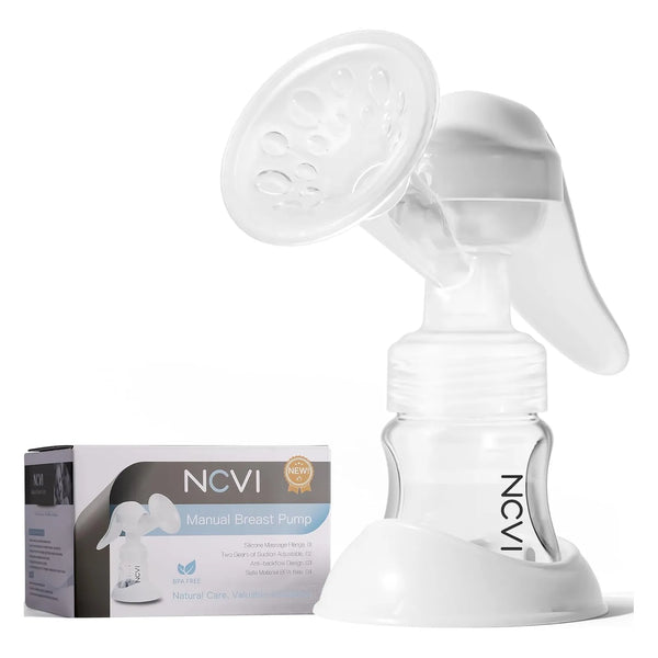 Extractor De Leche Manual NCVI Portátil Con Brida Silicona Sin BPA