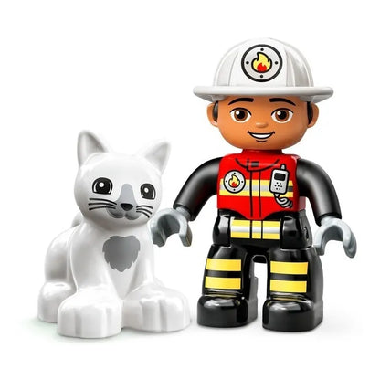 Kit De Construcción Lego Duplo Camión De Bomberos 10969 Con Luces Y Sonido