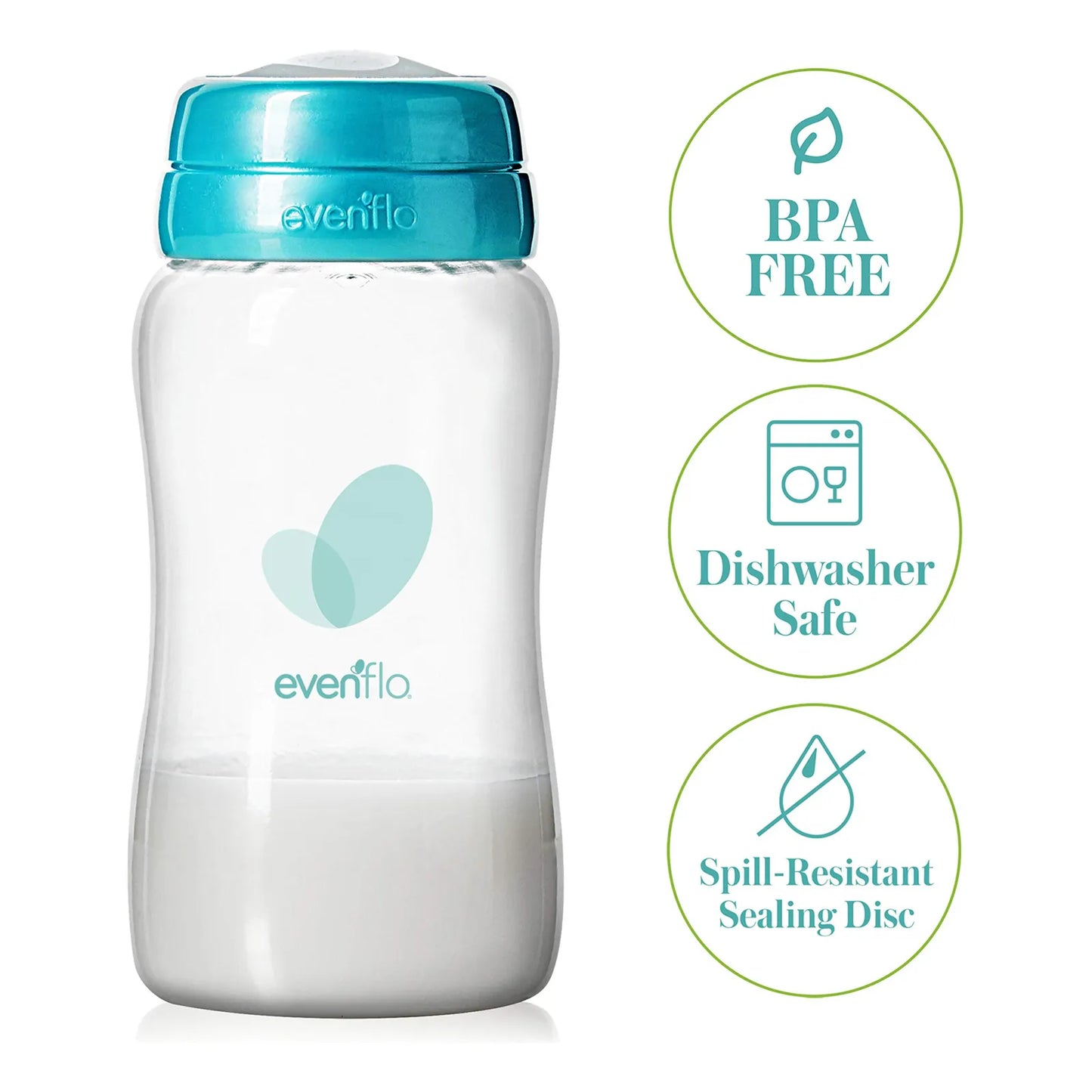 Evenflo Botellas Avanzadas De Recolección De Leche Materna Paquete De 6 Unidades 5 Onzas