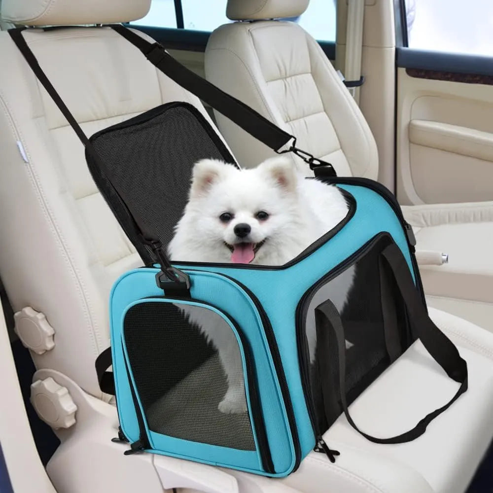 Maleta Plegable Para Mascotas Transporte Seguro Y Comodo En Viajes