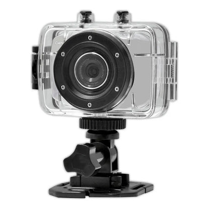 Camara De Accion Gear Pro Full HD 1080p Pantalla Tactil Impermeable Soportes Incluidos