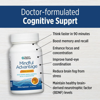 Suplemento Cerebral Mindful Advantage Mejora Memoria Concentracion 30 Capsulas