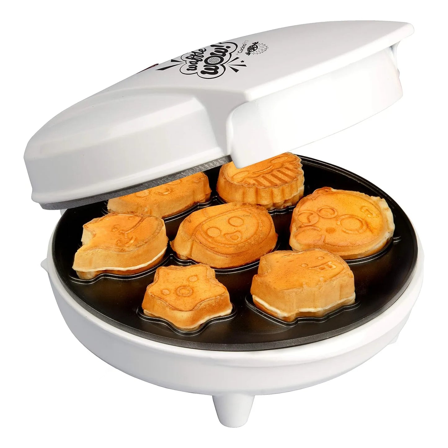 Maquina Waffles Animales Oceano 7 Figuras Divertidas Desayuno Cocina Creativa