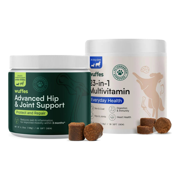 Wuffes Suplemento Cadera Y Articulaciones Para Razas Pequeñas Y Medianas Con Multivitaminas 23 En 1