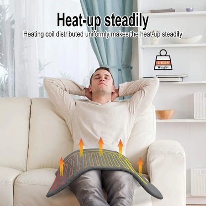 Almohadilla Termica Con Peso Alivio Dolor Espalda Cuello Hombros Calor Humedo