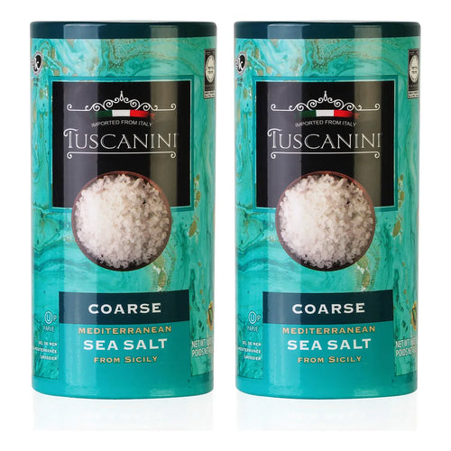Sal Marina Mediterranea Tuscanini Gruesa 900 G Paquete De 2 Pura Y Natural