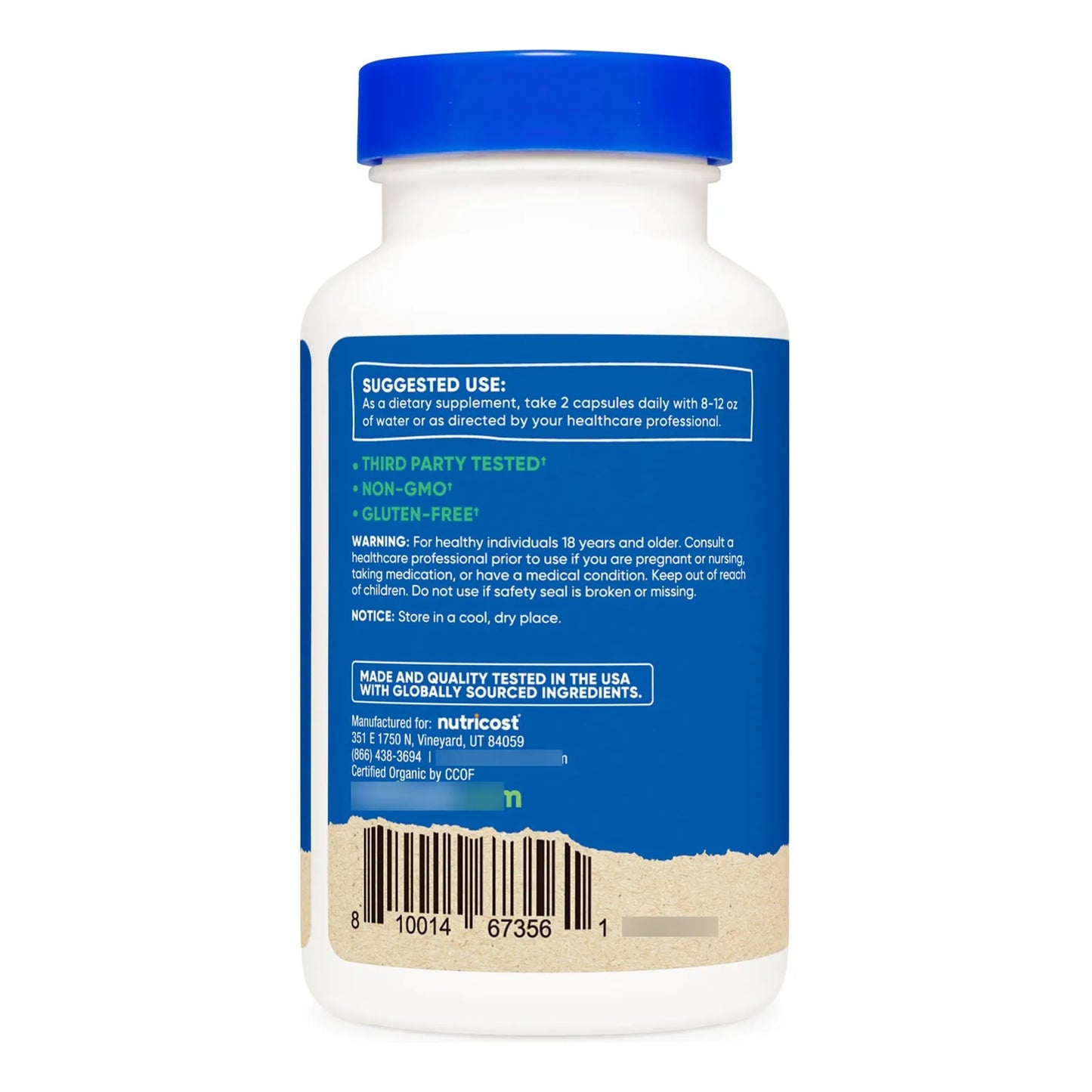 Camu Camu 1000 Mg 120 Cápsulas Orgánicas Certificadas Ccof Sin Gluten