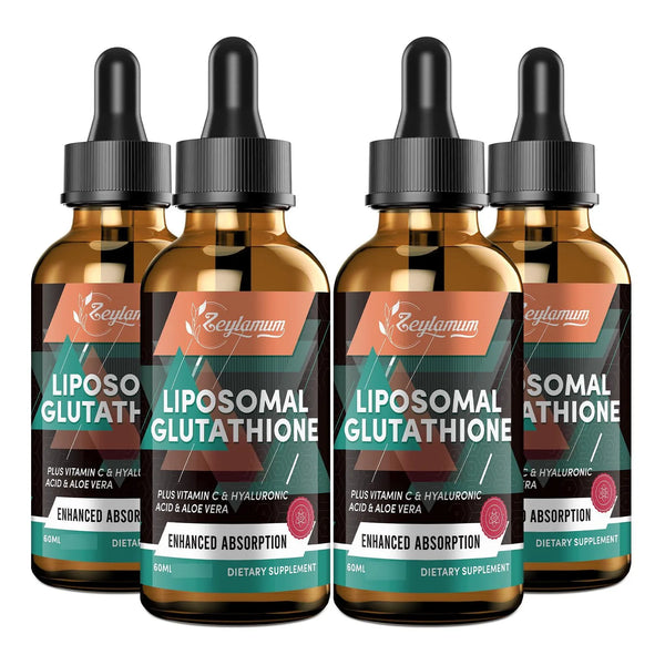 Gotas De Glutatión Liposomal 2000 Mg Con Vitamina C Y Ácido Hialurónico Absorción Mejorada