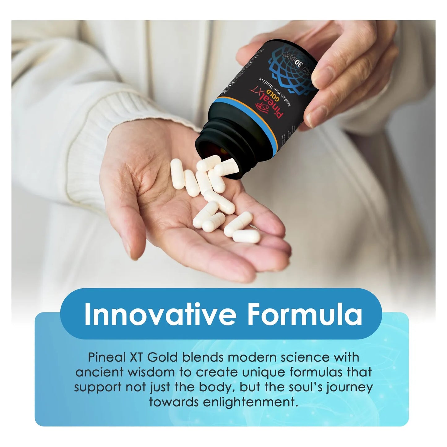 Pineal XT Gold Suplemento Para Descalcificar La Glandula Pineal Y Activar El Tercer Ojo