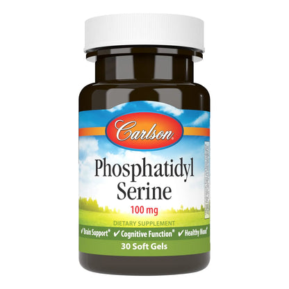 Fosfatidilserina 100 Mg Capsulas Blandas Soporte Cerebral Natural