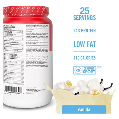 Proteína De Suero En Polvo Sabor Vainilla 725g 25 Porciones Calidad Premium